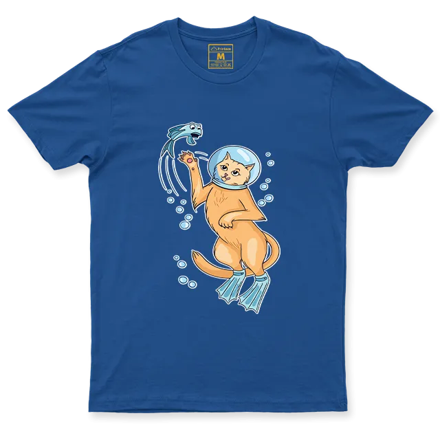 Drifit Shirt: Cat Diver