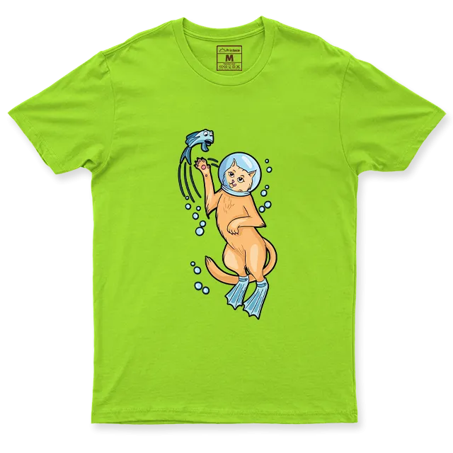 Drifit Shirt: Cat Diver