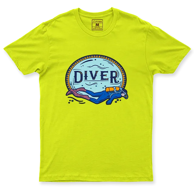 Drifit Shirt: Diver Badge