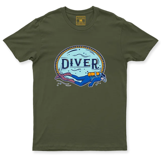 Drifit Shirt: Diver Badge