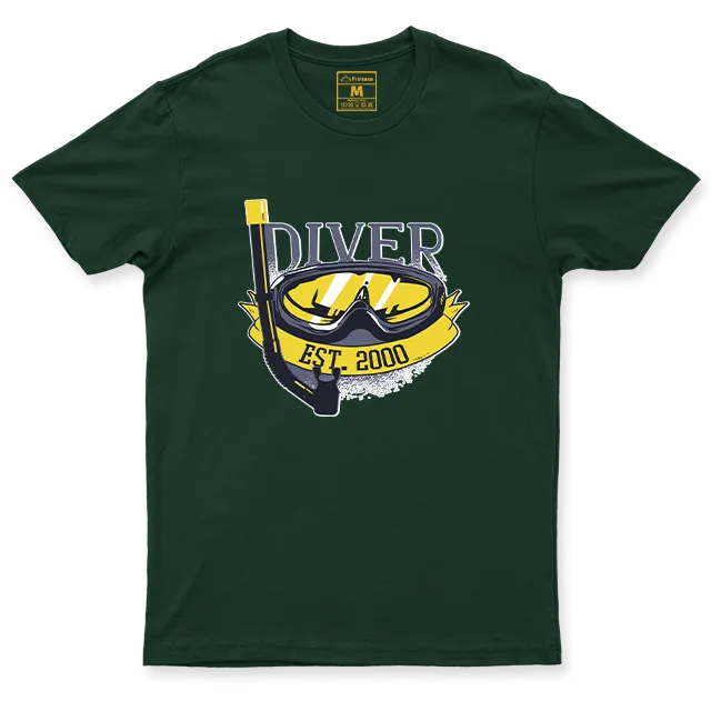 Drifit Shirt: Diver Since 2000