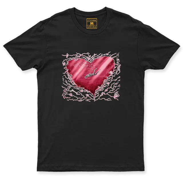 Drifit Shirt: Scuba Heart