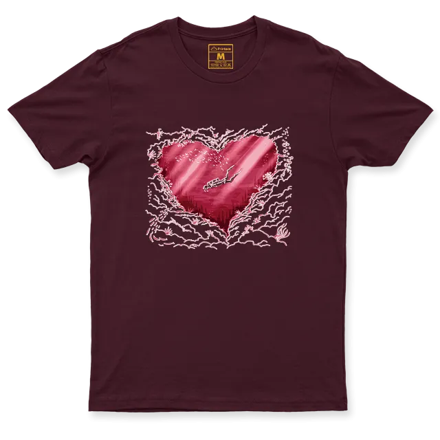 Drifit Shirt: Scuba Heart
