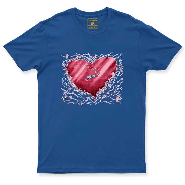 Drifit Shirt: Scuba Heart