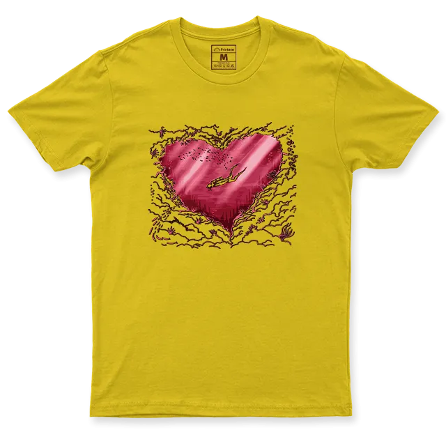 Drifit Shirt: Scuba Heart