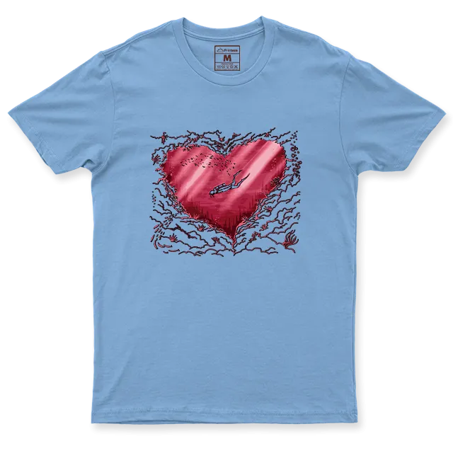 Drifit Shirt: Scuba Heart