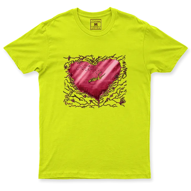 Drifit Shirt: Scuba Heart