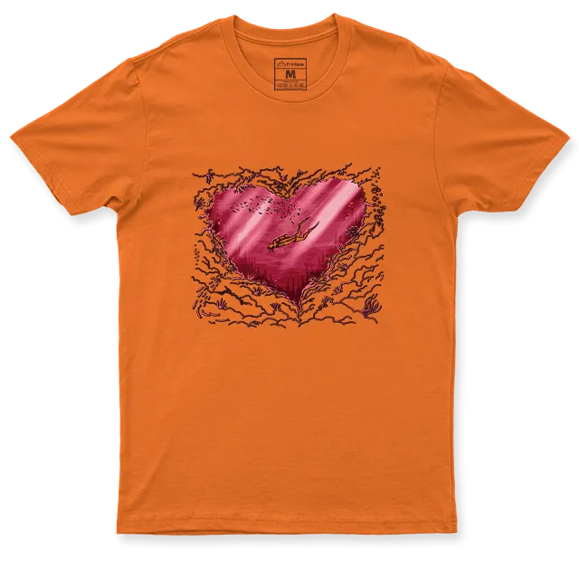 Drifit Shirt: Scuba Heart
