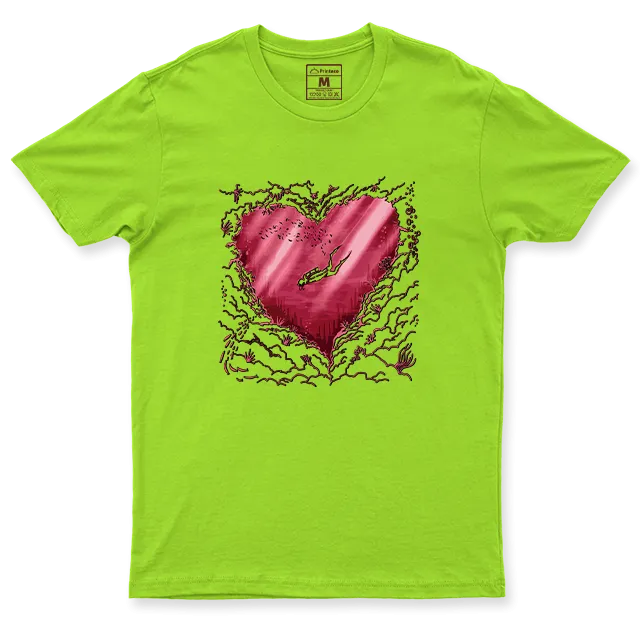 Drifit Shirt: Scuba Heart