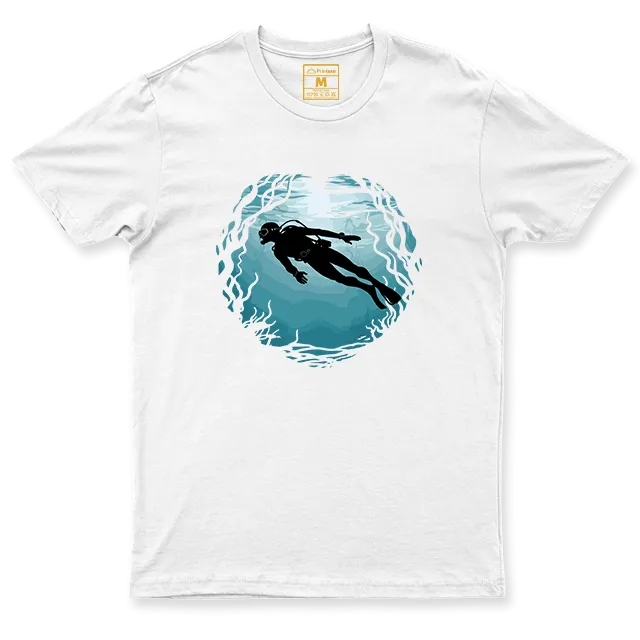 Drifit Shirt: Serene Diver