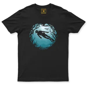 Drifit Shirt: Serene Diver