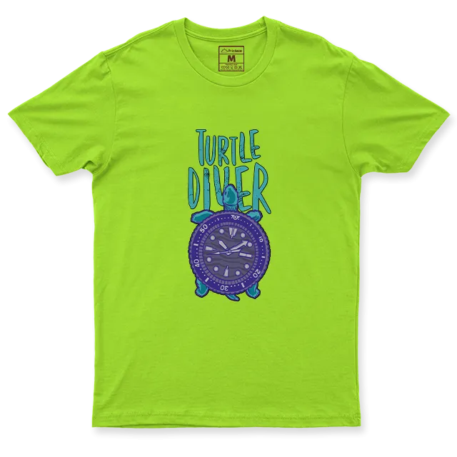 Drifit Shirt: Turtle Diver