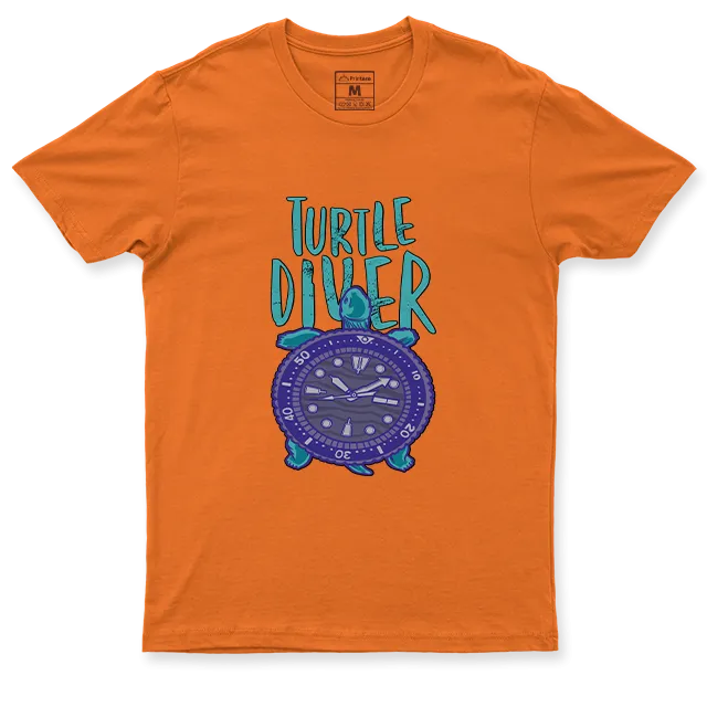 Drifit Shirt: Turtle Diver