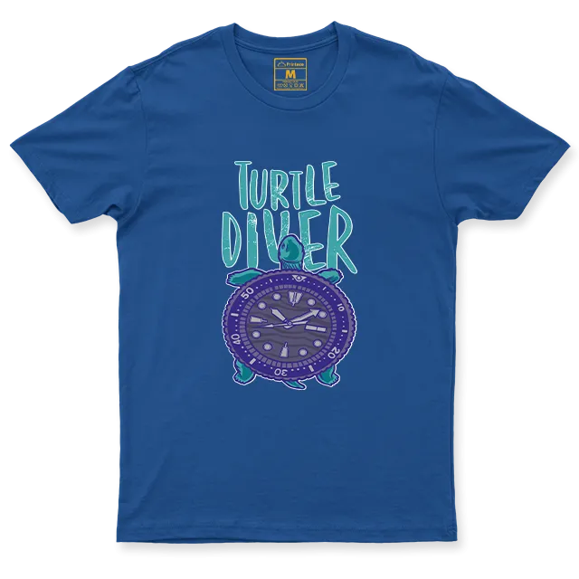 Drifit Shirt: Turtle Diver