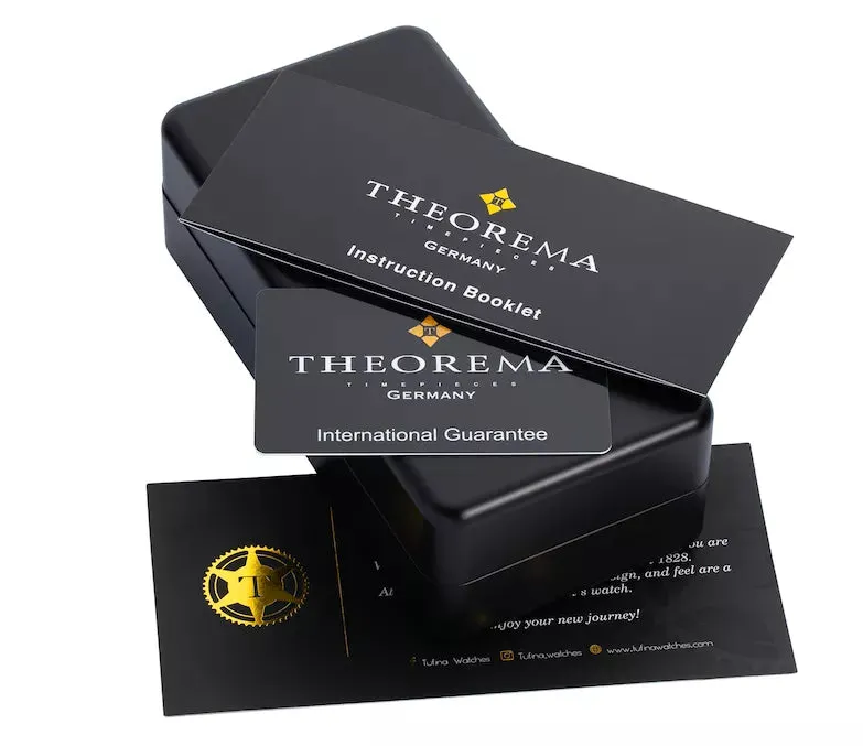 Dual-time automatic Ibiza - GM-128-1 |Silver| by Theorema, Germany