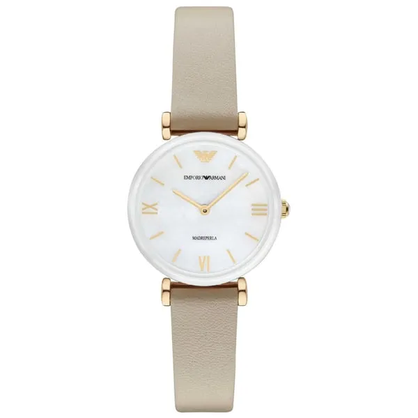 Emporio Armani Gianni T-Bar Leather Women's Watch AR11041