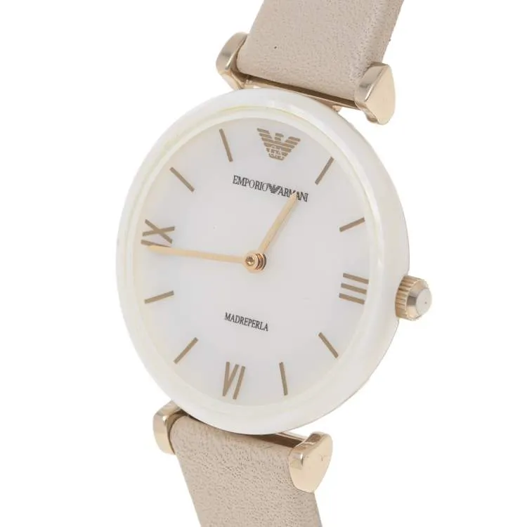 Emporio Armani Gianni T-Bar Leather Women's Watch AR11041