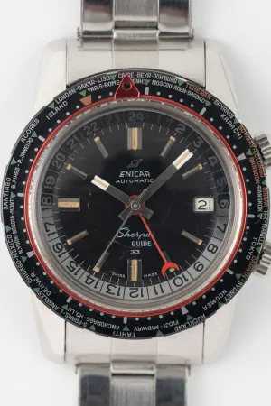 ENICAR Sherpa GUIDE 33 MK2 Ref.126/001 7-63 world time