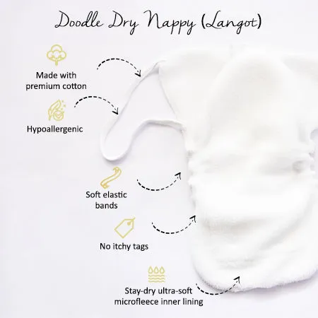 Everyday Essentials Nappy & Vest - Set Of 4