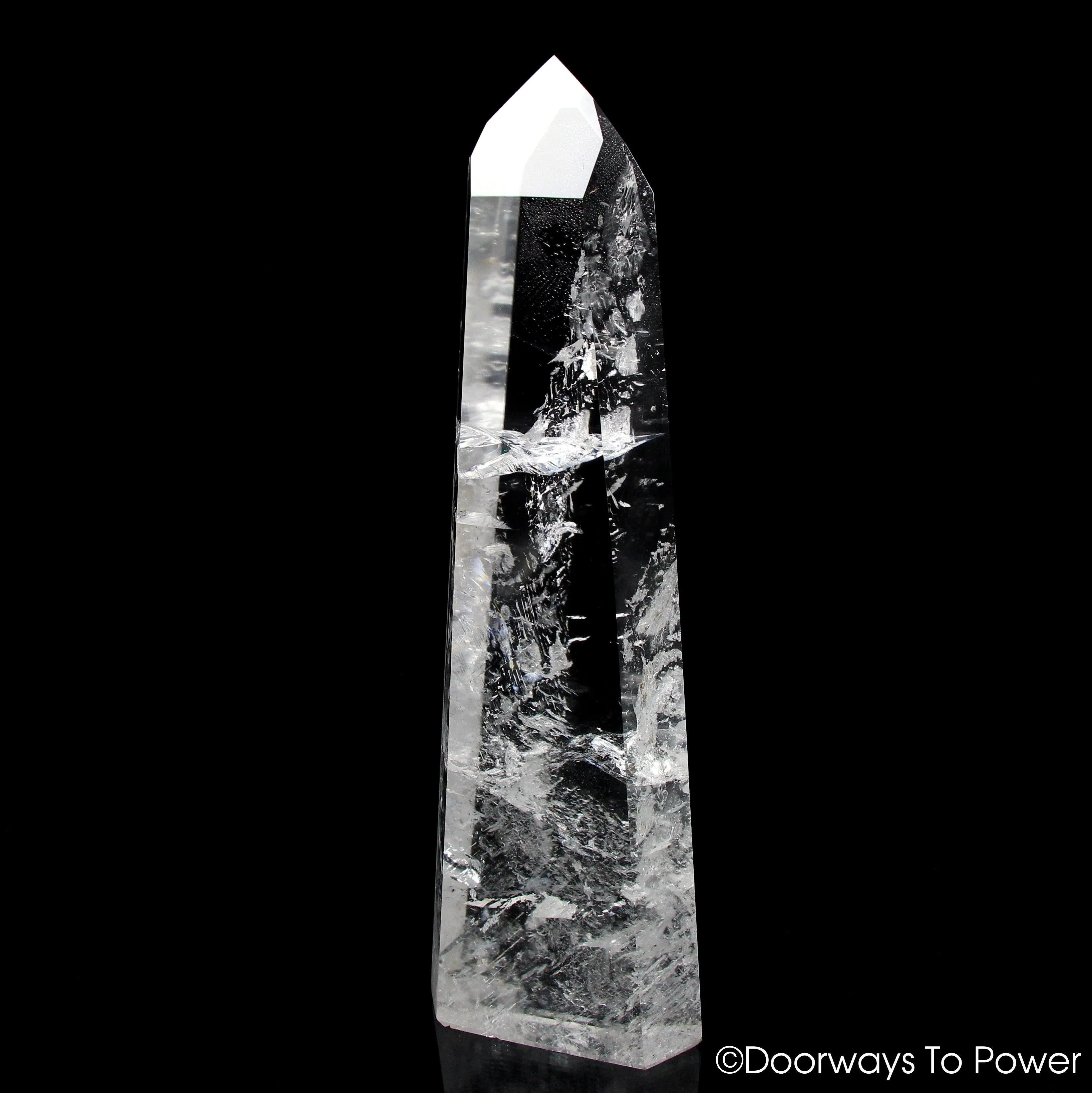 Exquisite Clear Quartz Master Dow Casa Crystal 'INTENTION' Museum Quality