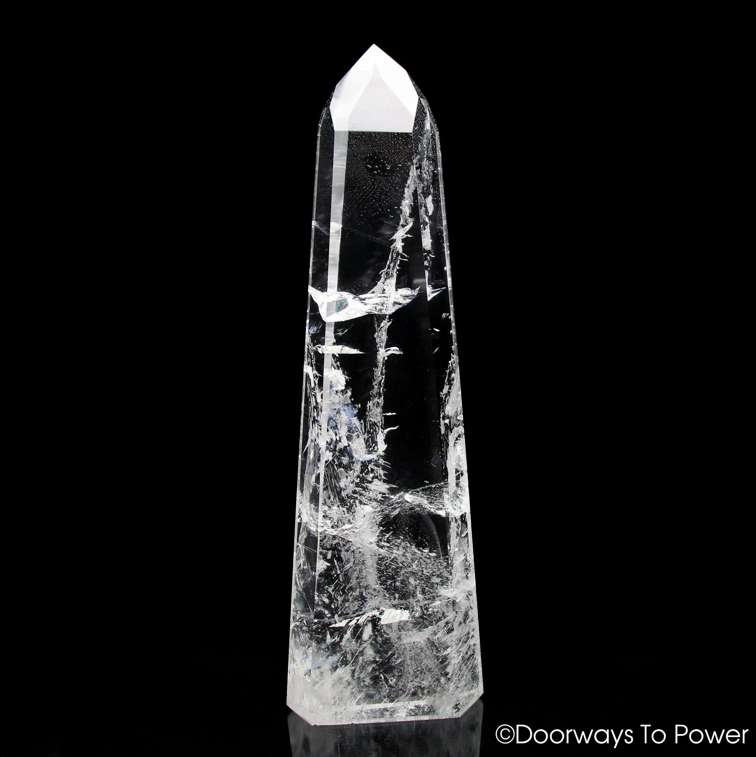 Exquisite Clear Quartz Master Dow Casa Crystal 'INTENTION' Museum Quality