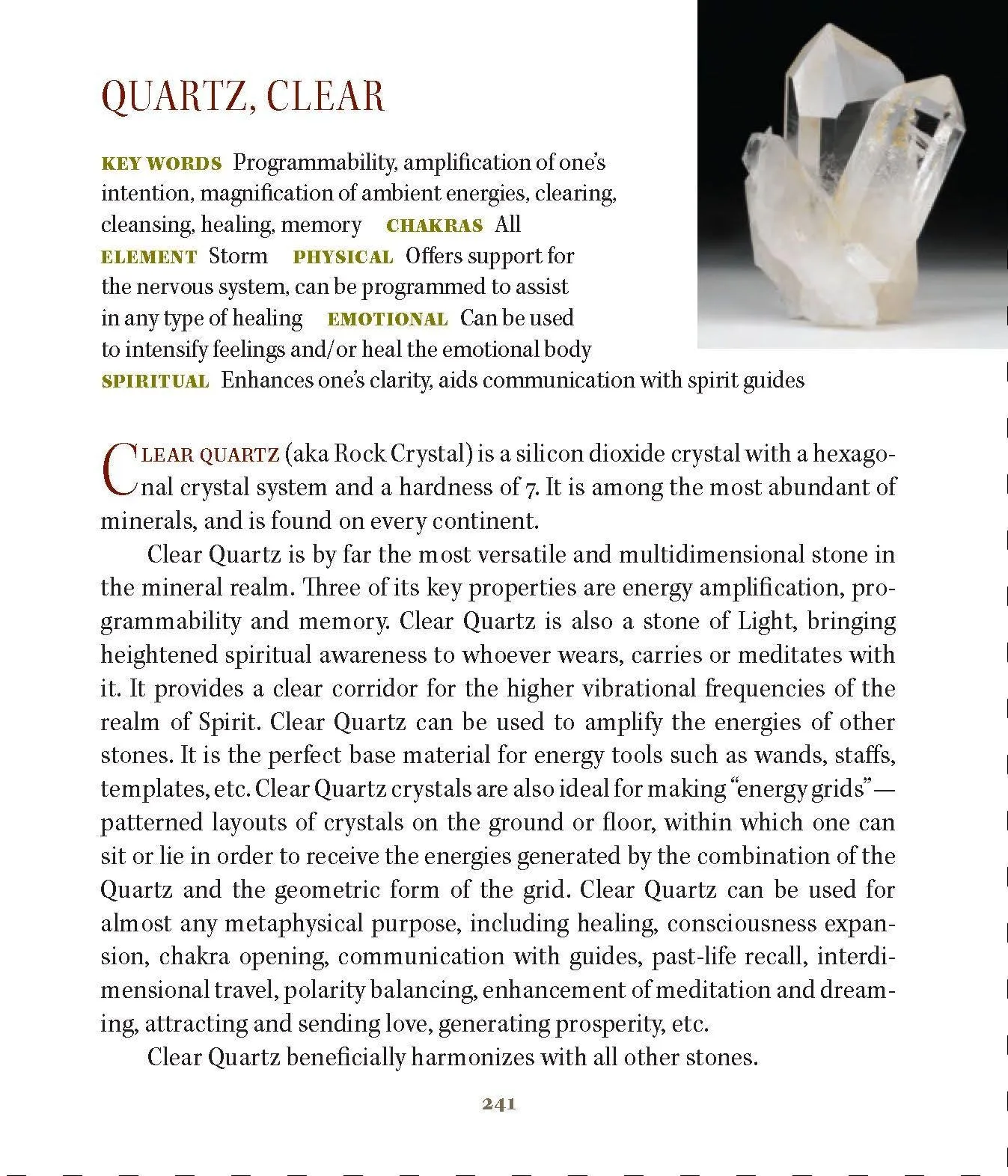 Exquisite Clear Quartz Master Dow Casa Crystal 'INTENTION' Museum Quality