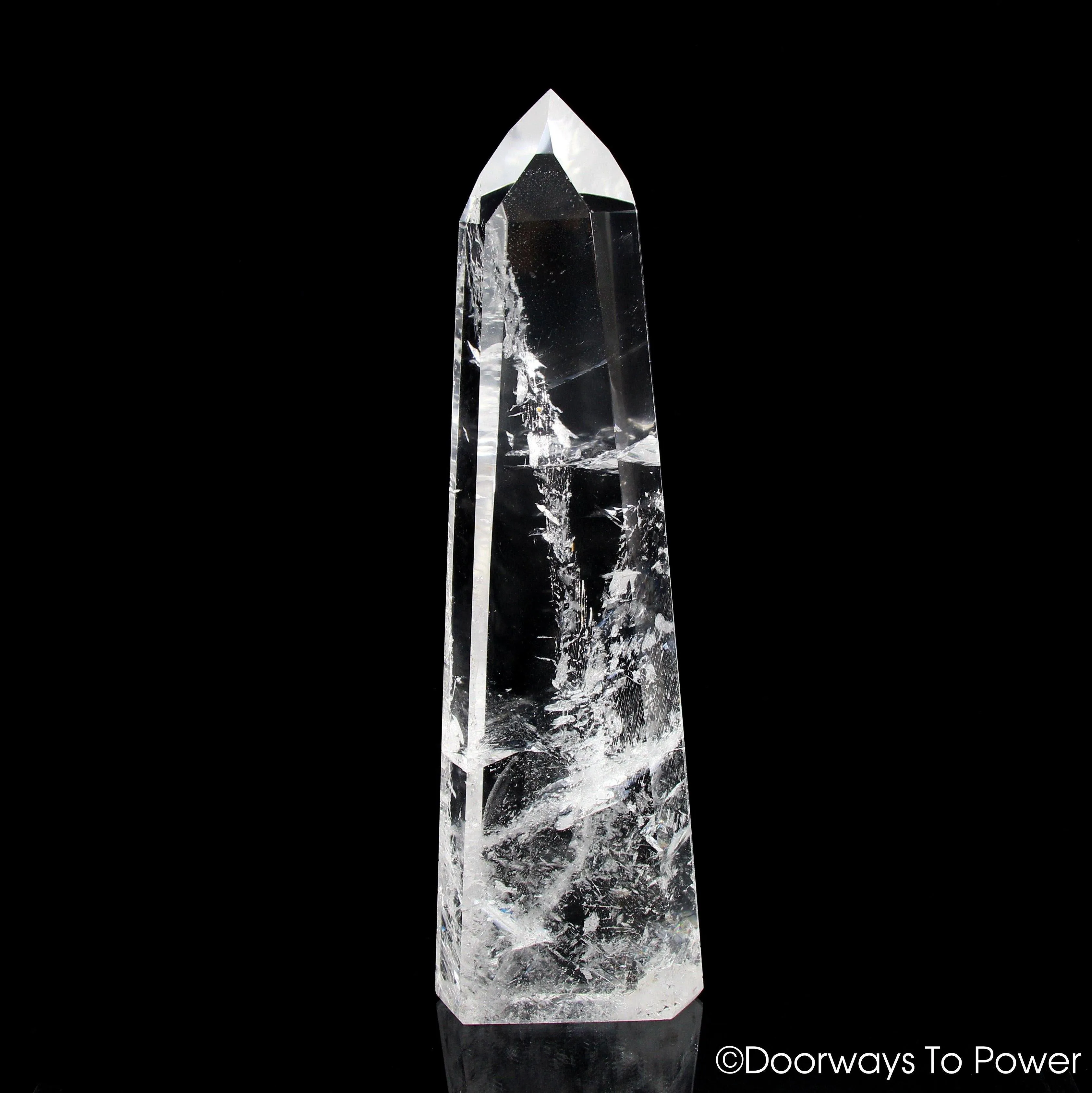 Exquisite Clear Quartz Master Dow Casa Crystal 'INTENTION' Museum Quality