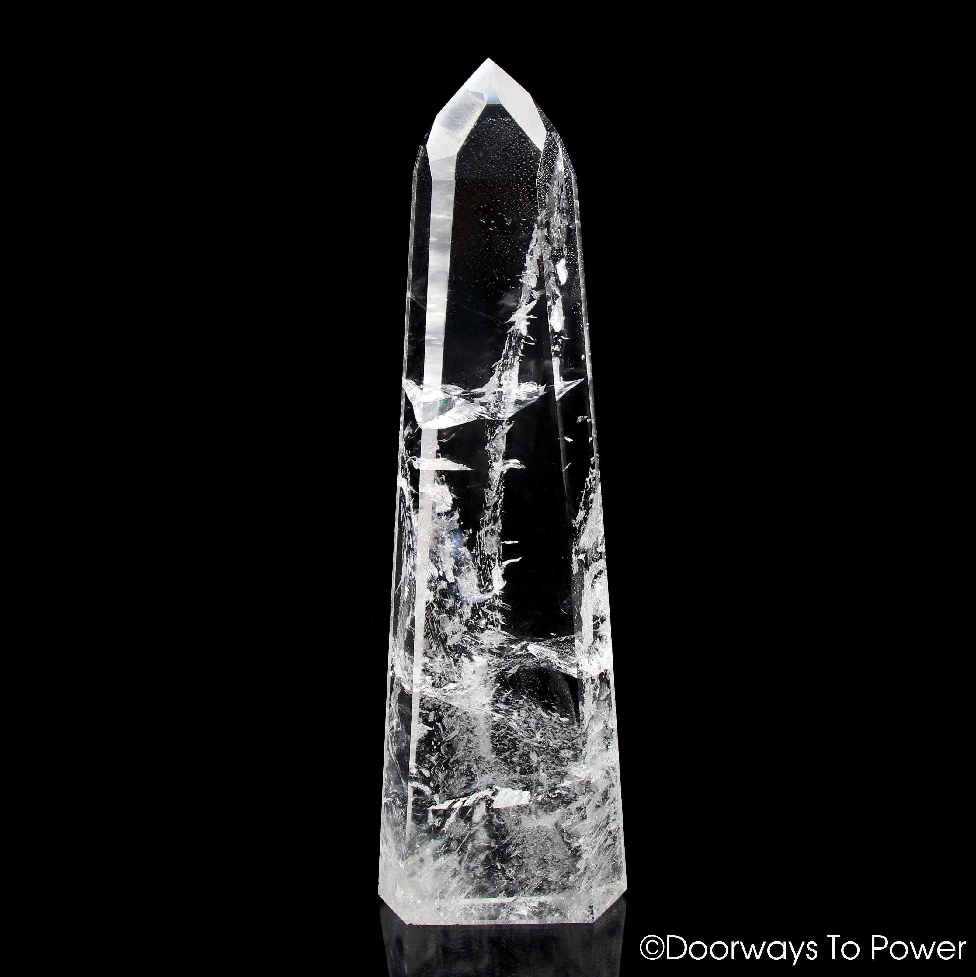Exquisite Clear Quartz Master Dow Casa Crystal 'INTENTION' Museum Quality
