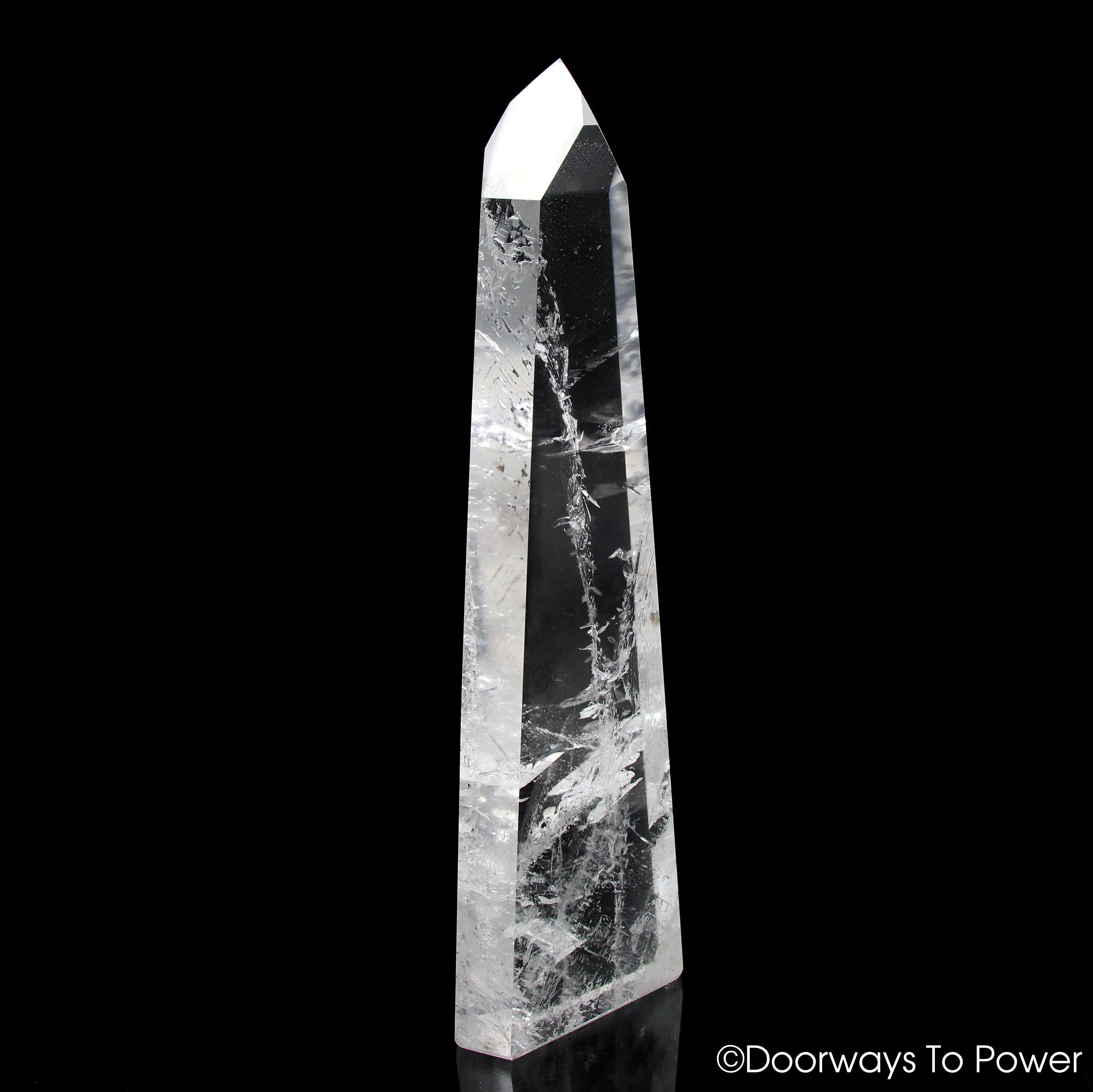 Exquisite Clear Quartz Master Dow Casa Crystal 'INTENTION' Museum Quality