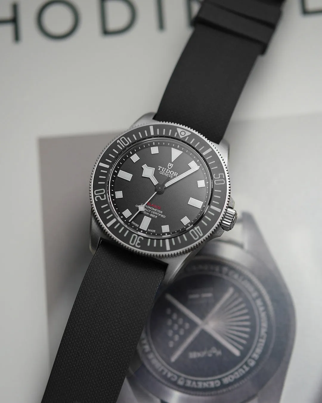 For Tudor FXD Pelagos  - FKM Rubber Black (Single Pass)
