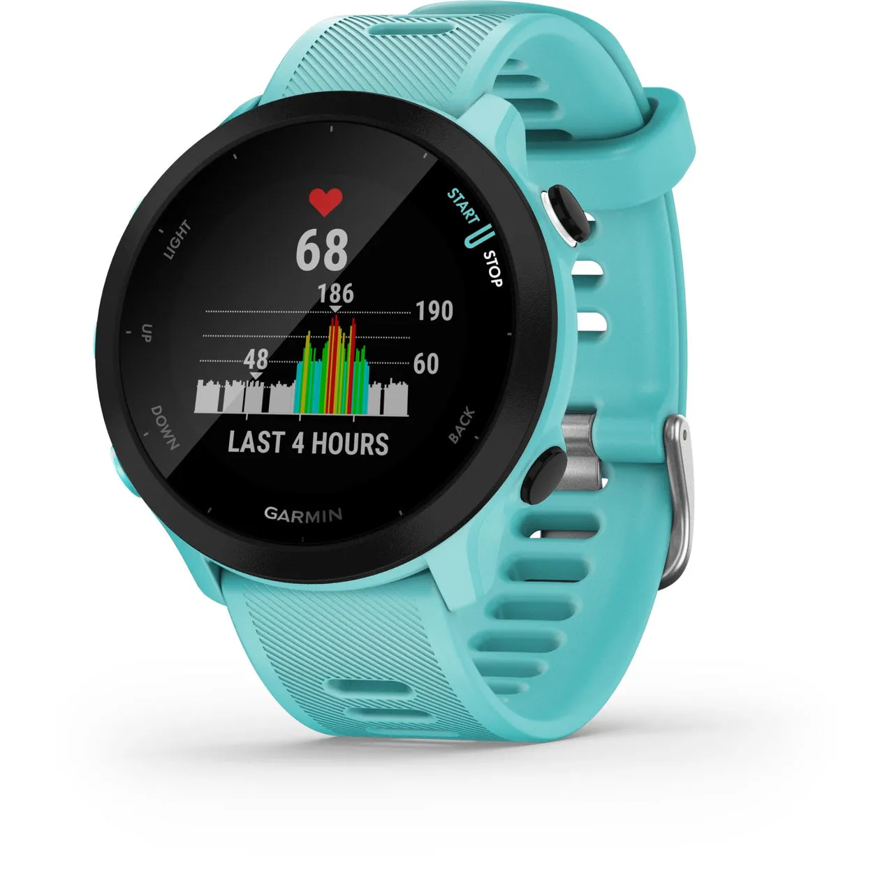 Garmin Forerunner 55 GPS Running Watch - Aqua (AU Version)