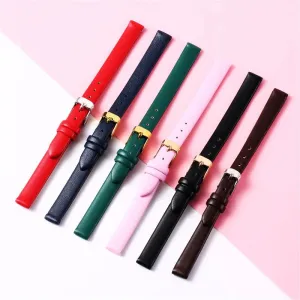 Genuine leather watch strap accessories 8mm, 10mm, 12mm, 14mm