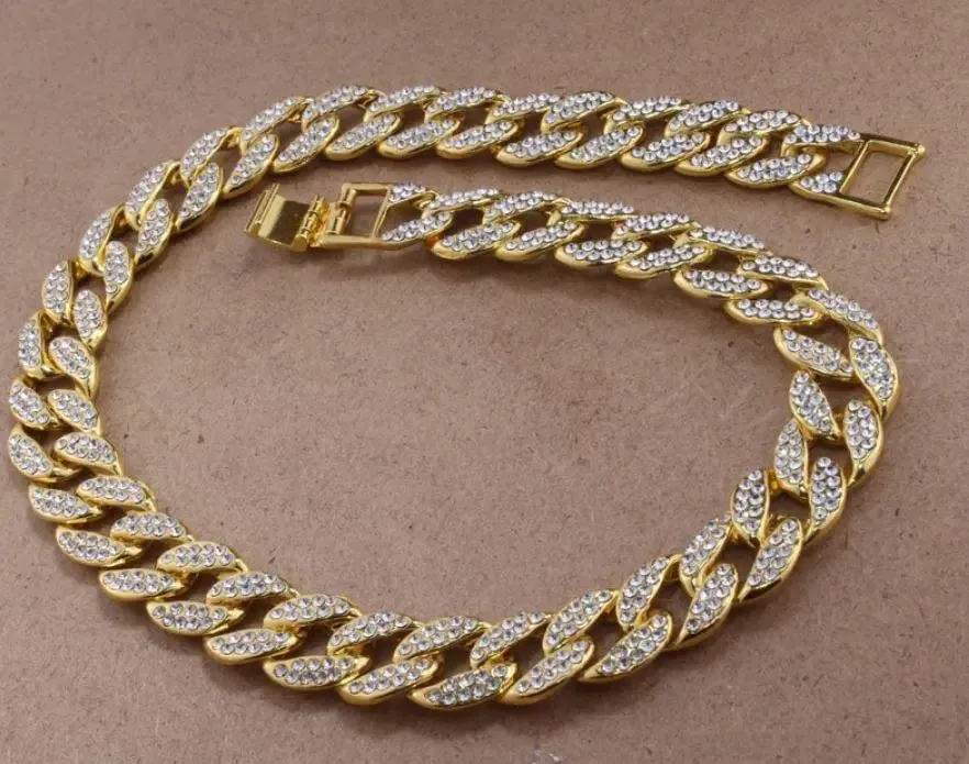 Glistening 13 MM Cuban Link Chain by Bling Master