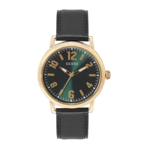 Guess Men 42 mm Size Green Dial Analog Watch - U1410G2M