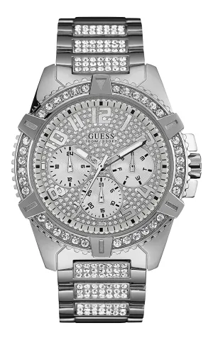 Guess Mens Sport Silver Watch - W0799G1