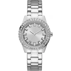 Guess Sparkler Silver Crystal Women's Watch GW0111L1 (DEFECT)