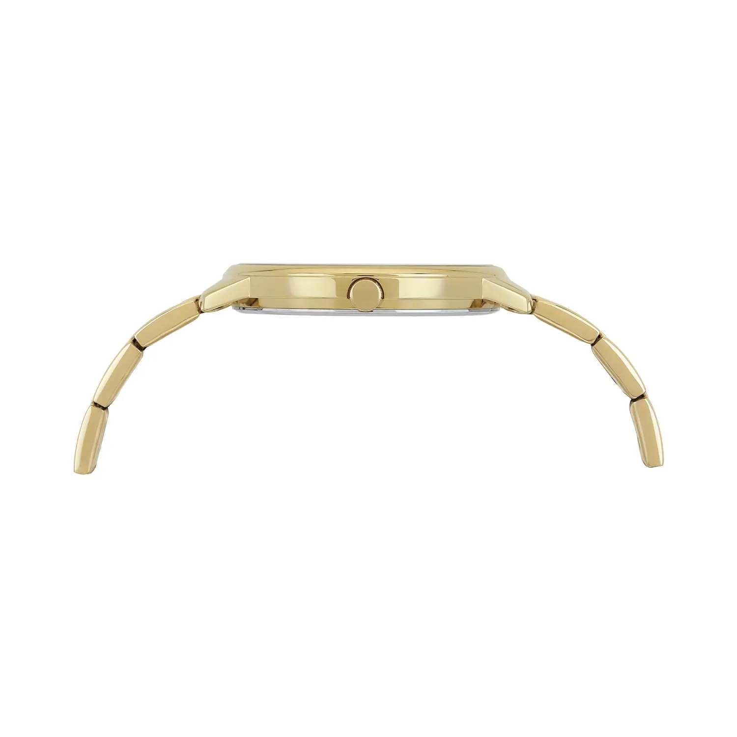 GUESS Stainless Steel Analog Gold Dial Women's Watch-U1406L2M
