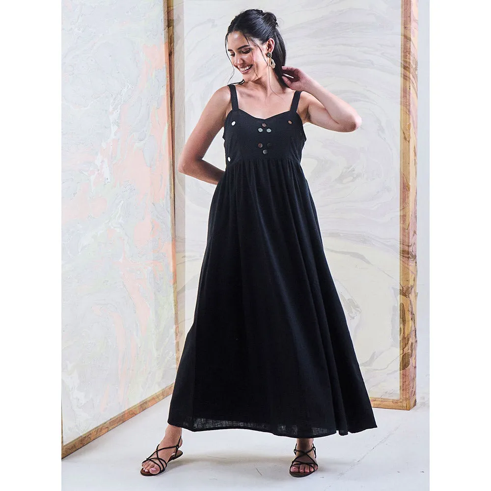 Gulaal Black Embroidered Dress