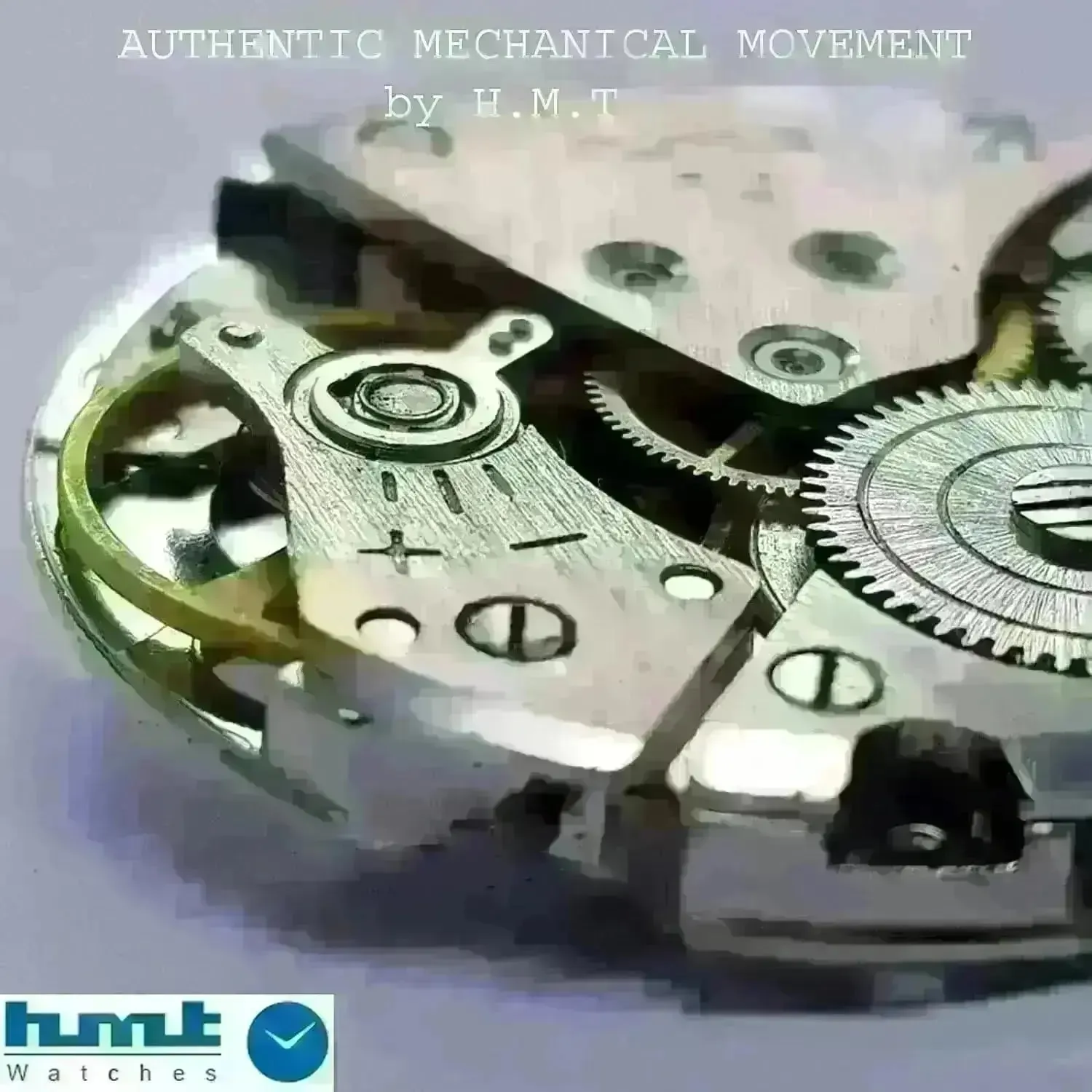 HMT Janata Para Shock 17 Jewels Brown Dial Mechanical Hand winding Men's Wrist Watch