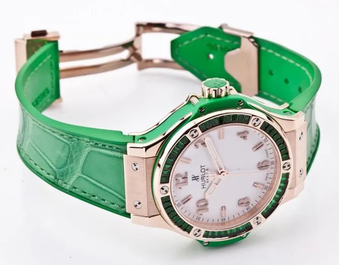 Hublot Big Bang Tutti Frutti Apple 18K Rose Gold Ladies Watch