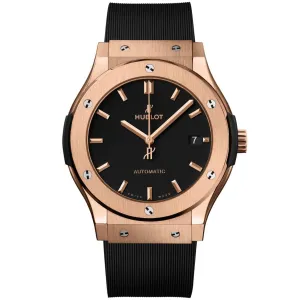 Hublot Classic Fusion 42mm 18K King Gold Man's Watch