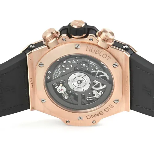Hublot Unico Big Bang Rainbow 18K King Gold &  Colored Gemstones Men's Watch