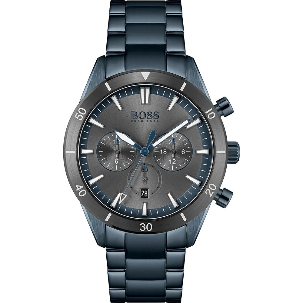 Hugo Boss Santiago Blue Chronograph Men's Watch 1513865