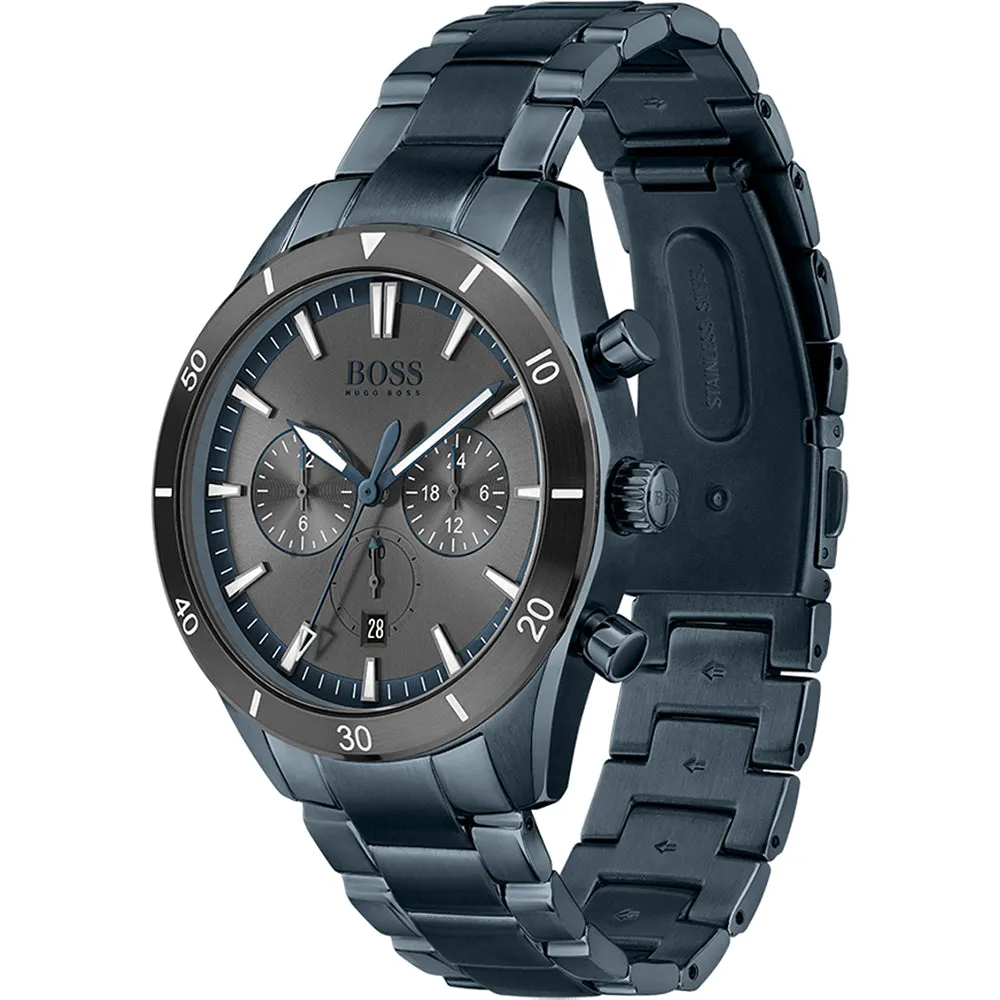 Hugo Boss Santiago Blue Chronograph Men's Watch 1513865