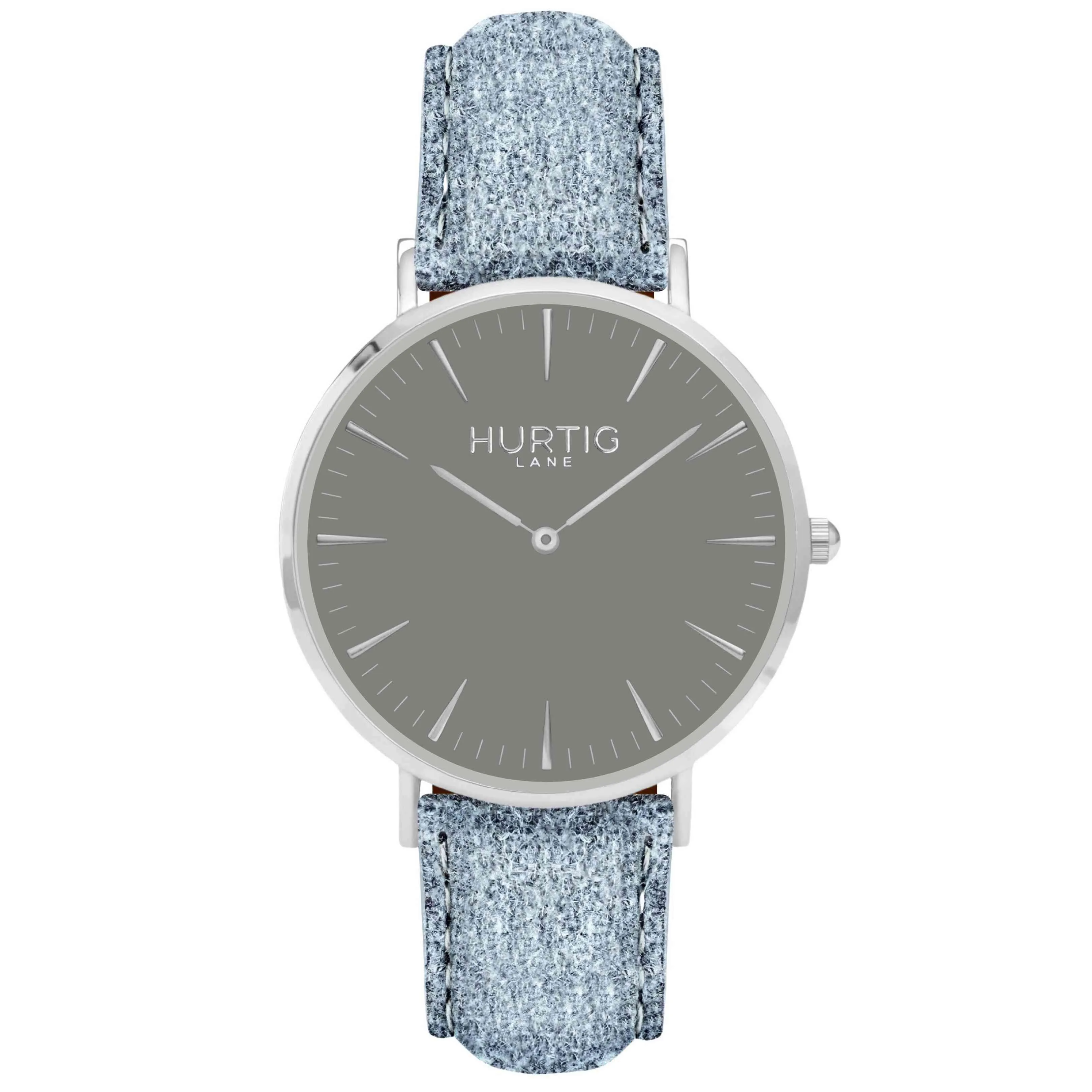 Hymnal Vegan Watch Tweed Silver, Grey & Grey