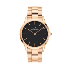 Iconic Link 40mm - Rose Gold & Black Watch