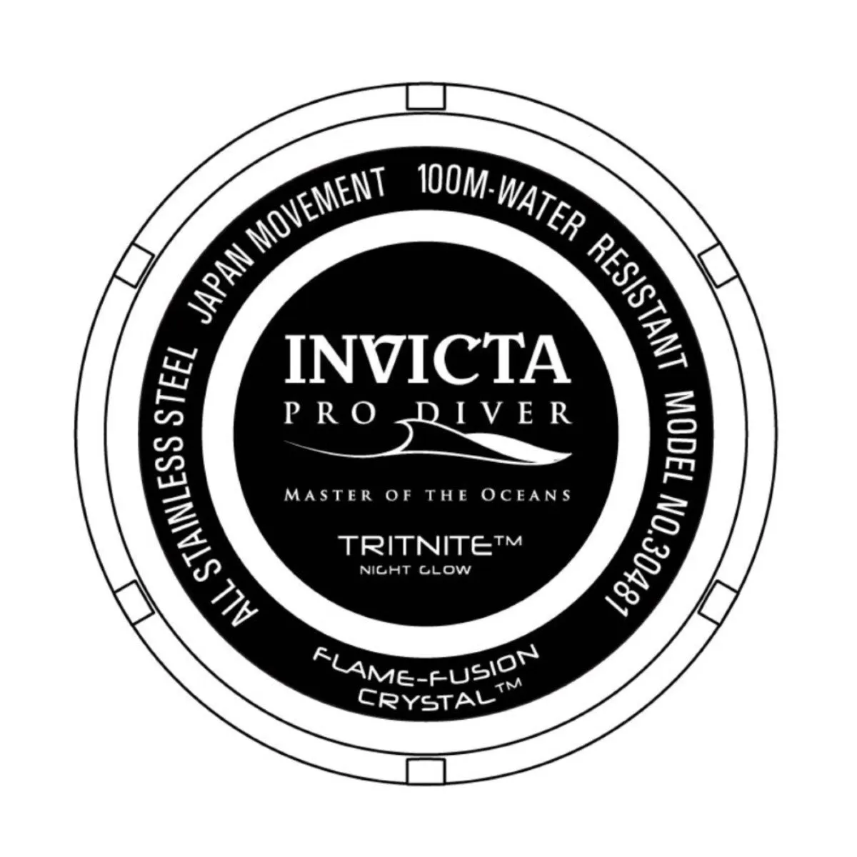 Invicta Women's Pro Diver Quartz Analog Watch with Stainless Steel Strap, Two Tone-30481