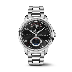 IWC Portugieser Yacht Club Moon & Tide in Stainless Steel