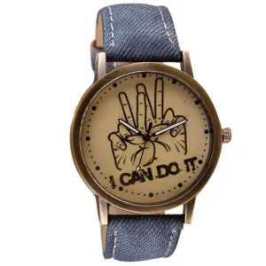 Jeans Style Retro Quartz Wrist Watch
