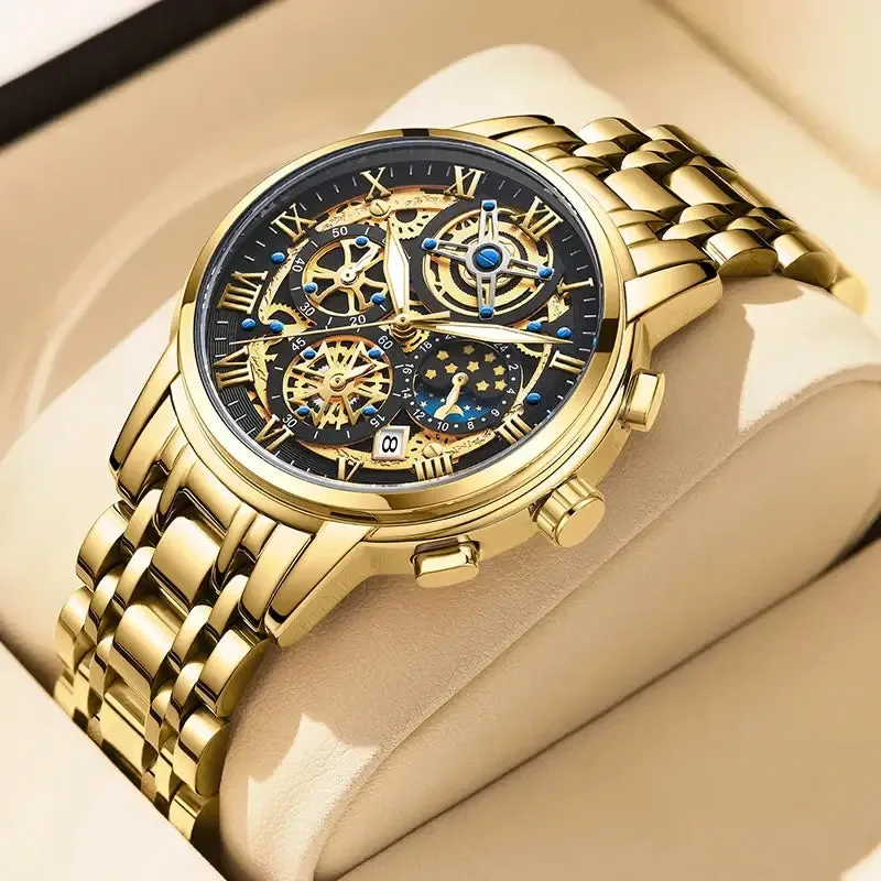 LIGE Top Brand Luxury Gold Women Watches